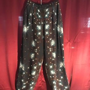 Risto Bimbloski Silk Galaxy Print Trousers